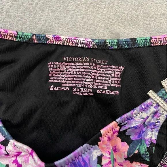 New! Victoria’s Secret Purple VS Shine Hardware Bikini Swim Bottom 4616 - Picture 6 of 9